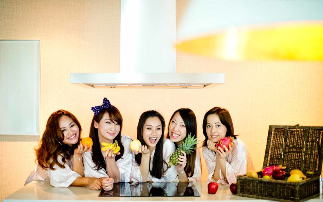 Ladies Portrait at Oriental Residence Bangkok Thailand